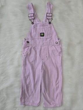John Deere Pink Stripe Overalls